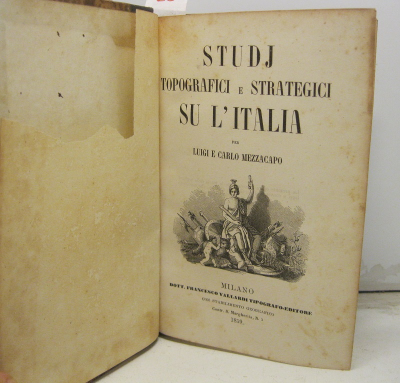 Studi topografici e strategici  su l' Italia